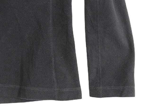 パタゴニア マイクロD ハーフジップ フリース プルオーバー レディース XS 17年製 Patagonia ロンT 長袖 Tシャツ ハイネック 薄手 黒 企業