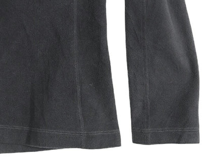 パタゴニア マイクロD ハーフジップ フリース プルオーバー レディース XS 17年製 Patagonia ロンT 長袖 Tシャツ ハイネック 薄手 黒 企業