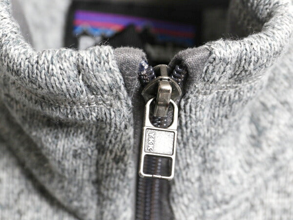 パタゴニア ベターセーター ベスト メンズ S / 22年製 Patagonia フリース セーター 前開き フルジップ アウトドア ハイネック 重ね着 灰