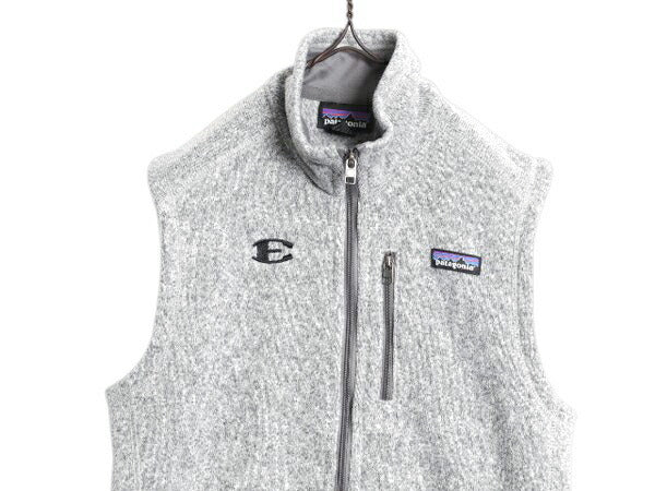 パタゴニア ベターセーター ベスト メンズ S / 22年製 Patagonia フリース セーター 前開き フルジップ アウトドア ハイネック 重ね着 灰