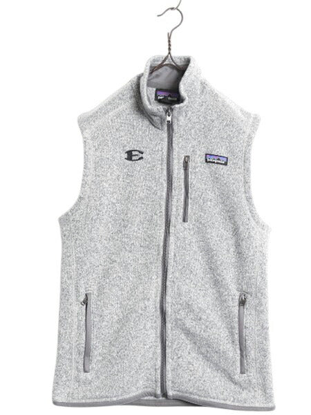 パタゴニア ベターセーター ベスト メンズ S / 22年製 Patagonia フリース セーター 前開き フルジップ アウトドア ハイネック 重ね着 灰