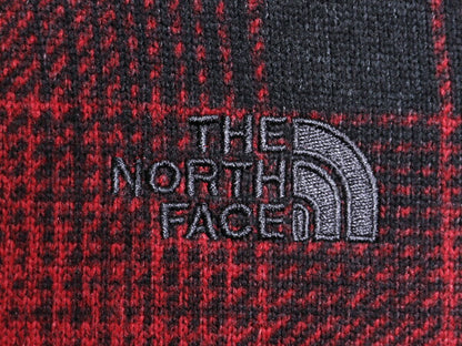 US企画 ノースフェイス チェック ゴードン ライオンズ ハーフジップ メンズ L 古着 The North Face フリース ジャケット ブルゾン オンブレ