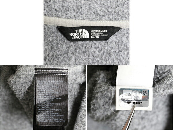 US企画 ノースフェイス ゴードン ライオンズ ハーフジップ フリース ジャケット メンズ XL / The North Face アウトドア プルオーバー 灰