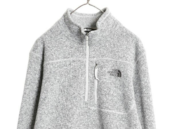 US企画 ノースフェイス ゴードン ライオンズ ハーフジップ フリース ジャケット メンズ XL / The North Face アウトドア プルオーバー 灰