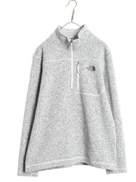 US企画 ノースフェイス ゴードン ライオンズ ハーフジップ フリース ジャケット メンズ XL / The North Face アウトドア プルオーバー 灰