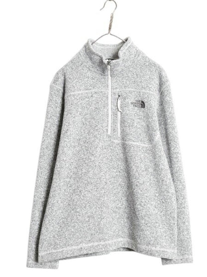 US企画 ノースフェイス ゴードン ライオンズ ハーフジップ フリース ジャケット メンズ XL / The North Face アウトドア プルオーバー 灰