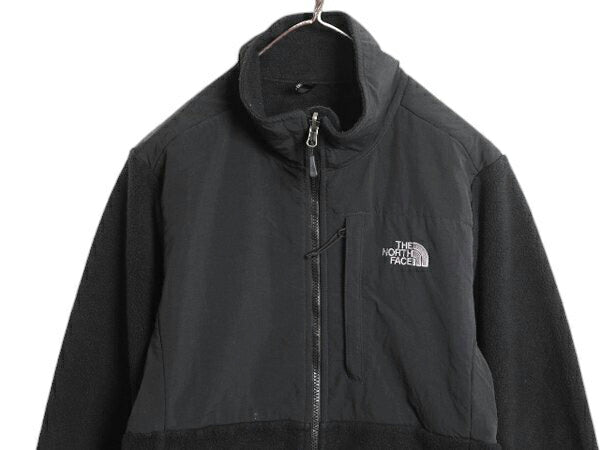 ノースフェイス デナリ ジャケット レディース L / The North Face DENALI アウトドア ブラック フリース ナイロン ブルゾン フルジップ 黒