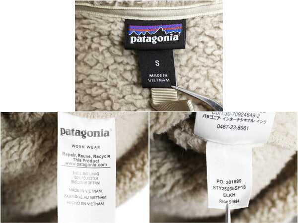 US企画 パタゴニア ロスガトス ハーフジップ レディース S / 18年製 Patagonia アウトドア フリース ジャケット プルオーバー ボア パイル