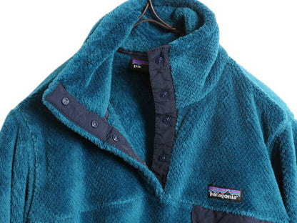 パタゴニア リツール スナップT プルオーバー ジャケット レディース M / 古着 15年製 Patagonia フリース アウトドア ブルゾン ハイネック
