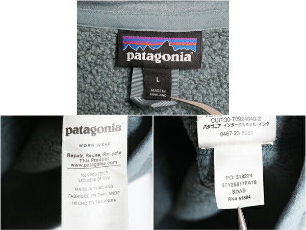 パタゴニア ベターセーター ハーフジップ レディース L / 18年製 Patagonia ニット フリース ジャケット プルオーバー ジャンパー 裏起毛