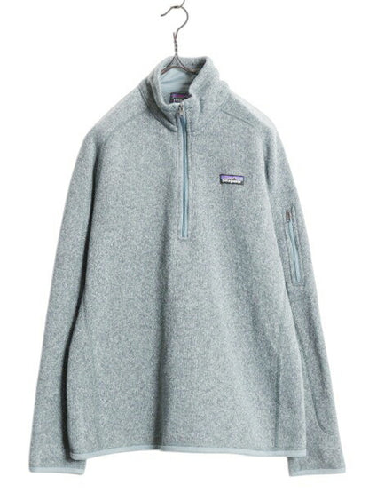 パタゴニア ベターセーター ハーフジップ レディース L / 18年製 Patagonia ニット フリース ジャケット プルオーバー ジャンパー 裏起毛