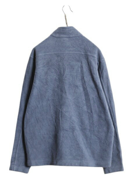 パタゴニア シンプル シンチラ ジャケット メンズ L / 古着 11年製 Patagonia アウトドア フリース  ジャンパー ハイネック フルジップ 青