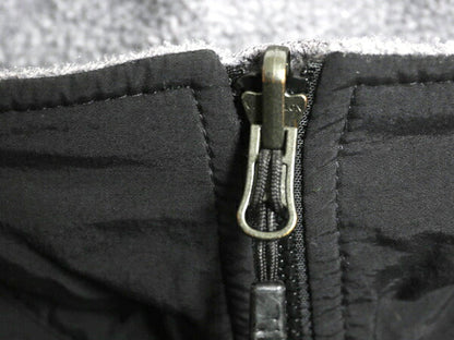ノースフェイス デナリ ジャケット メンズ S / The North Face DENALI アウトドア フリース ナイロン ブルゾン フルジップ ツートン 黒 灰