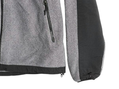 ノースフェイス デナリ ジャケット メンズ S / The North Face DENALI アウトドア フリース ナイロン ブルゾン フルジップ ツートン 黒 灰