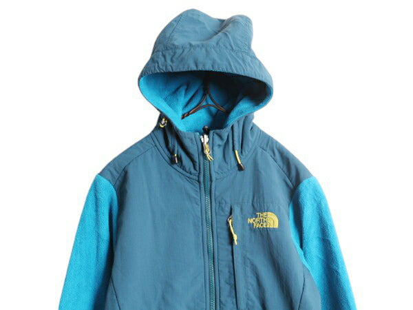 ノースフェイス フード付き デナリ ジャケット レディース XS / The North Face DENALI フリース ナイロン パーカー フルジップ ブルゾン