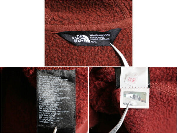 US企画 ノースフェイス セーター フリース パーカー ジャケット レディース М / 古着 The North face ジャンパー フルジップ ハイネック