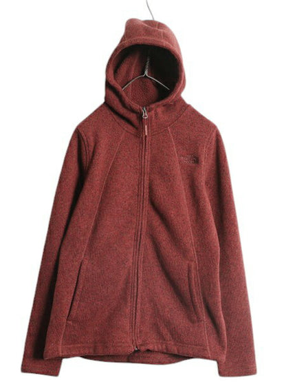 US企画 ノースフェイス セーター フリース パーカー ジャケット レディース М / 古着 The North face ジャンパー フルジップ ハイネック