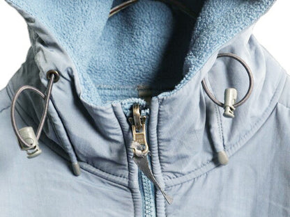ノースフェイス フード付き デナリ ジャケット レディース XL The North Face DENALI フリース ナイロン パーカー フルジップ ブルゾン 青