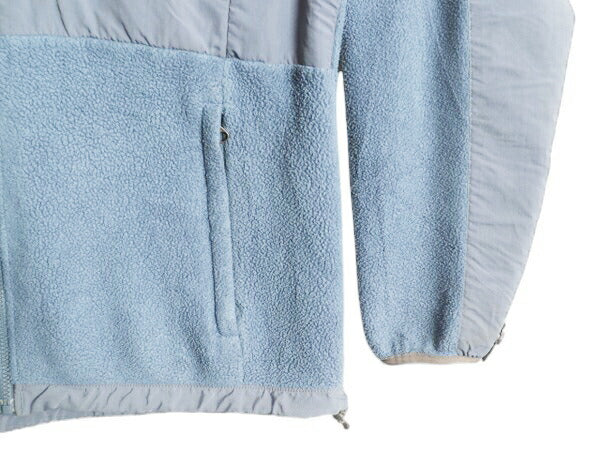 ノースフェイス フード付き デナリ ジャケット レディース XL The North Face DENALI フリース ナイロン パーカー フルジップ ブルゾン 青