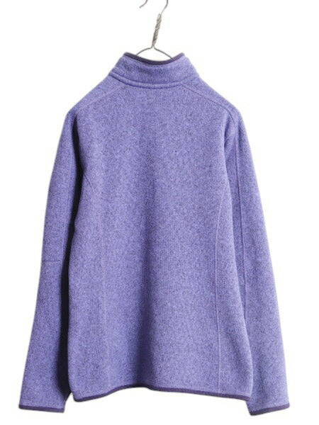 パタゴニア ベターセーター ハーフジップ レディース L 古着 14年製 Patagonia アウトドア フリース ジャケット プルオーバー ブルゾン 紫