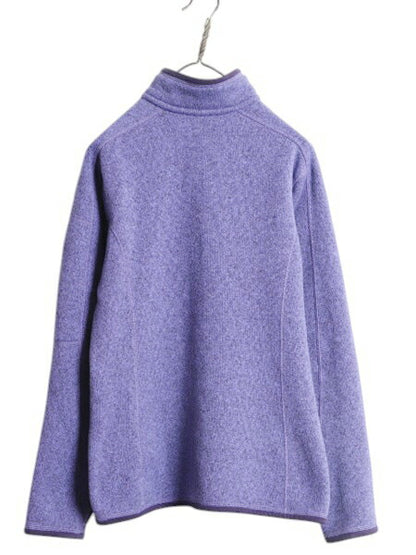 パタゴニア ベターセーター ハーフジップ レディース L 古着 14年製 Patagonia アウトドア フリース ジャケット プルオーバー ブルゾン 紫