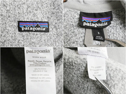 パタゴニア ベターセーター ジャケット レディース XS 18年製 Patagonia アウトドア フリース ニット ブルゾン フルジップ カレッジ 刺繍