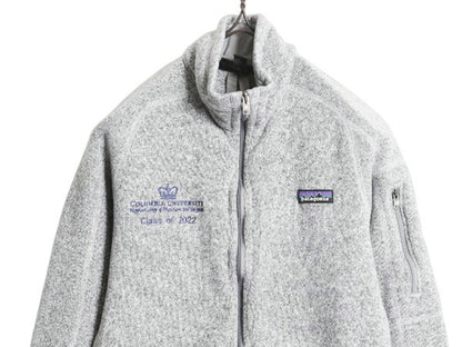 パタゴニア ベターセーター ジャケット レディース XS 18年製 Patagonia アウトドア フリース ニット ブルゾン フルジップ カレッジ 刺繍