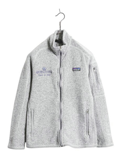 パタゴニア ベターセーター ジャケット レディース XS 18年製 Patagonia アウトドア フリース ニット ブルゾン フルジップ カレッジ 刺繍