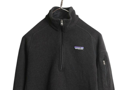 パタゴニア ベターセーター ハーフジップ レディース S 15年製 Patagonia フリース ニット ジャケット プルオーバー ジャンパー 裏起毛 黒