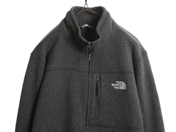 US企画 ノースフェイス ゴードン ライオンズ ハーフジップ フリース ジャケット メンズ L / The North Face アウトドア プルオーバー 灰
