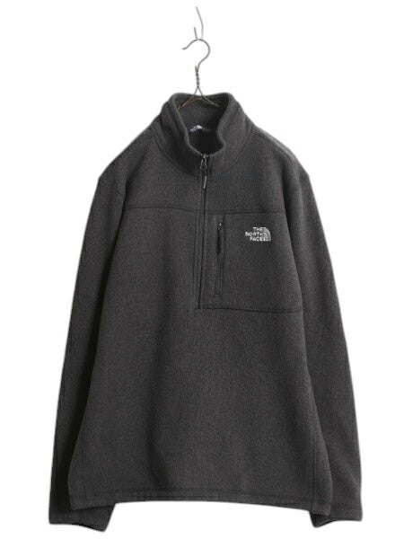 US企画 ノースフェイス ゴードン ライオンズ ハーフジップ フリース ジャケット メンズ L / The North Face アウトドア プルオーバー 灰