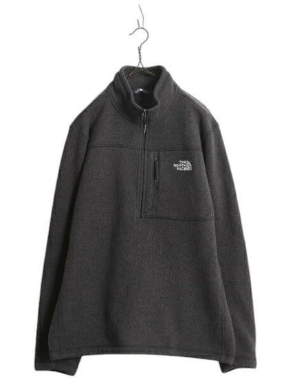 US企画 ノースフェイス ゴードン ライオンズ ハーフジップ フリース ジャケット メンズ L / The North Face アウトドア プルオーバー 灰