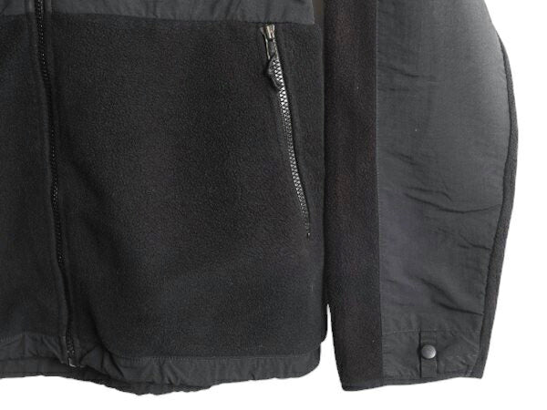 ノースフェイス デナリ ジャケット メンズ L 古着 The North Face DENALI アウトドア ブラック フリース ナイロン ブルゾン フルジップ 黒