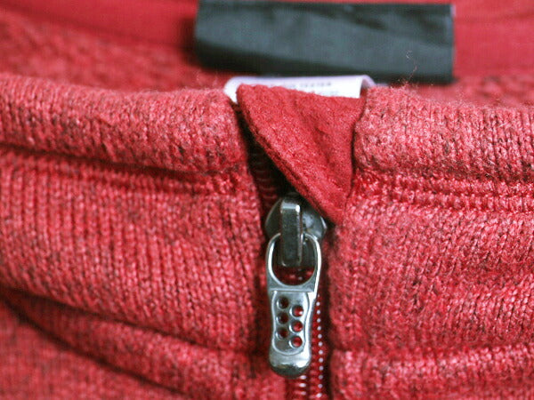 パタゴニア ベターセーター ジャケット メンズ L / 古着 13年製 Patagonia アウトドア フリース ニット フルジップ ブルゾン ハイネック 赤