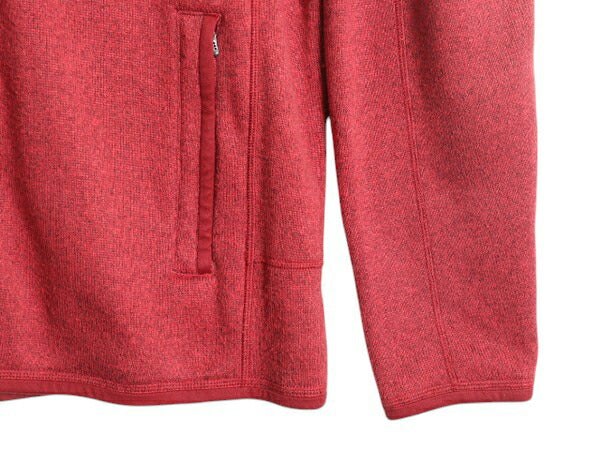 パタゴニア ベターセーター ジャケット メンズ L / 古着 13年製 Patagonia アウトドア フリース ニット フルジップ ブルゾン ハイネック 赤
