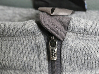 パタゴニア ベターセーター ジャケット メンズ L 程 古着 Patagonia アウトドア フリース フルジップ ブルゾン ニット ハイネック 灰 杢灰