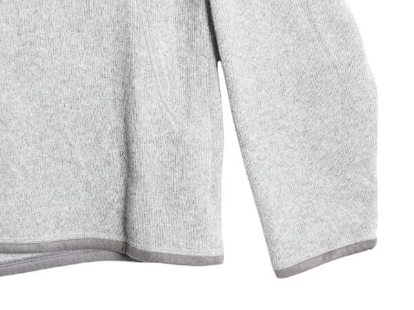 パタゴニア ベターセーター ジャケット メンズ L 程 古着 Patagonia アウトドア フリース フルジップ ブルゾン ニット ハイネック 灰 杢灰