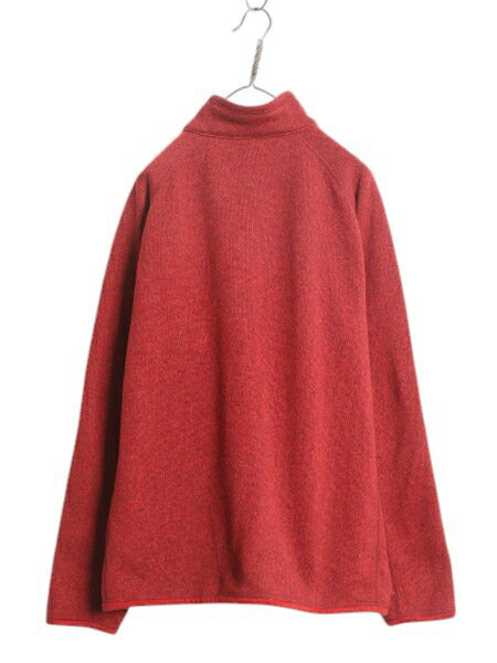 パタゴニア ベターセーター ハーフジップ メンズ XL 古着 19年製 フリース プルオーバー ジャケット ブルゾン 大きいサイズ アウトドア 赤