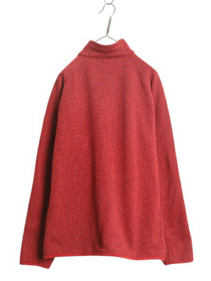 パタゴニア ベターセーター ハーフジップ メンズ XL 古着 19年製 フリース プルオーバー ジャケット ブルゾン 大きいサイズ アウトドア 赤