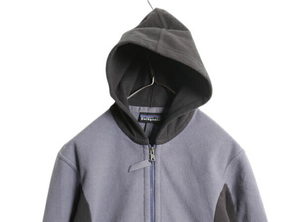 00s USA製 パタゴニア リズム フーディ レディース S / 02年製 オールド Patagonia アウトドア  フリース パーカー ジャケット フルジップ