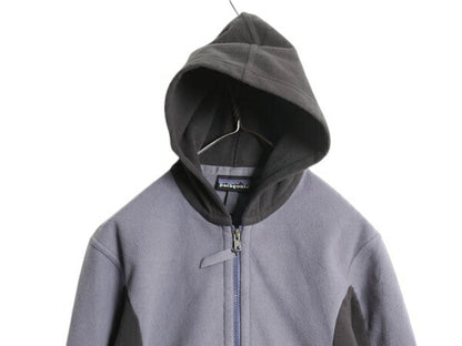 00s USA製 パタゴニア リズム フーディ レディース S / 02年製 オールド Patagonia アウトドア  フリース パーカー ジャケット フルジップ