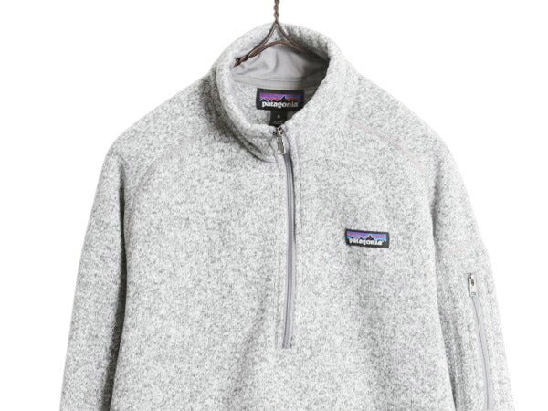 パタゴニア ベターセーター ハーフジップ レディース M 15年製 Patagonia フリース ニット ジャケット プルオーバー ジャンパー 裏起毛 灰