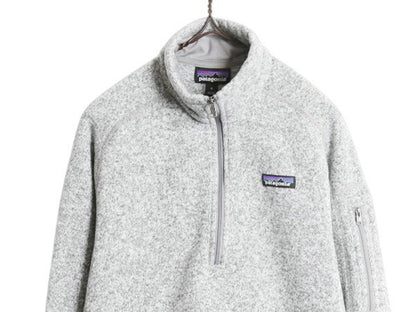 パタゴニア ベターセーター ハーフジップ レディース M 15年製 Patagonia フリース ニット ジャケット プルオーバー ジャンパー 裏起毛 灰