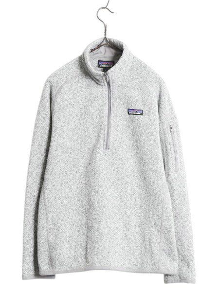 パタゴニア ベターセーター ハーフジップ レディース M 15年製 Patagonia フリース ニット ジャケット プルオーバー ジャンパー 裏起毛 灰