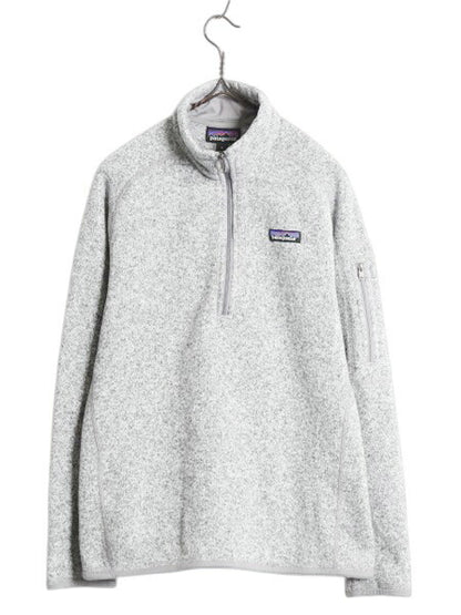 パタゴニア ベターセーター ハーフジップ レディース M 15年製 Patagonia フリース ニット ジャケット プルオーバー ジャンパー 裏起毛 灰