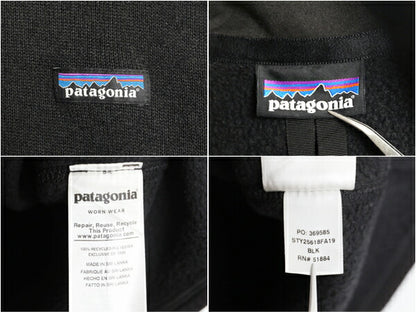パタゴニア ベターセーター ハーフジップ レディース S 程 19年製 Patagonia アウトドア フリース ジャケット プルオーバー ジャンパー 黒