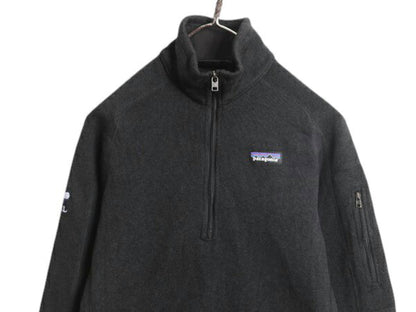 パタゴニア ベターセーター ハーフジップ レディース S 程 19年製 Patagonia アウトドア フリース ジャケット プルオーバー ジャンパー 黒