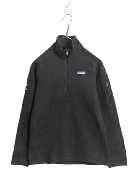 パタゴニア ベターセーター ハーフジップ レディース S 程 19年製 Patagonia アウトドア フリース ジャケット プルオーバー ジャンパー 黒