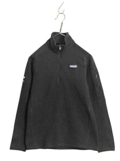 パタゴニア ベターセーター ハーフジップ レディース S 程 19年製 Patagonia アウトドア フリース ジャケット プルオーバー ジャンパー 黒