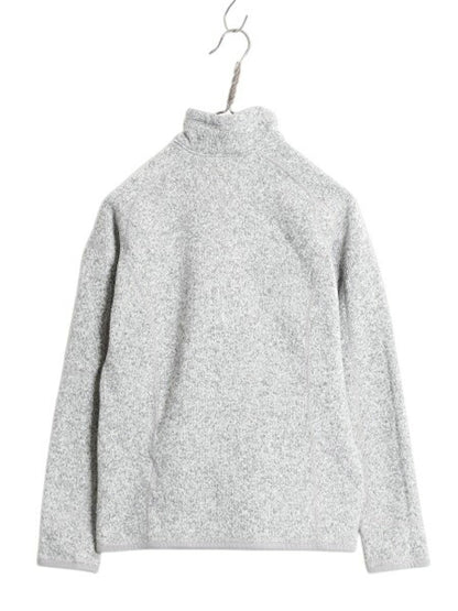 パタゴニア ベターセーター ハーフジップ レディース S 15年製 Patagonia フリース ニット ジャケット プルオーバー ジャンパー 裏起毛 灰